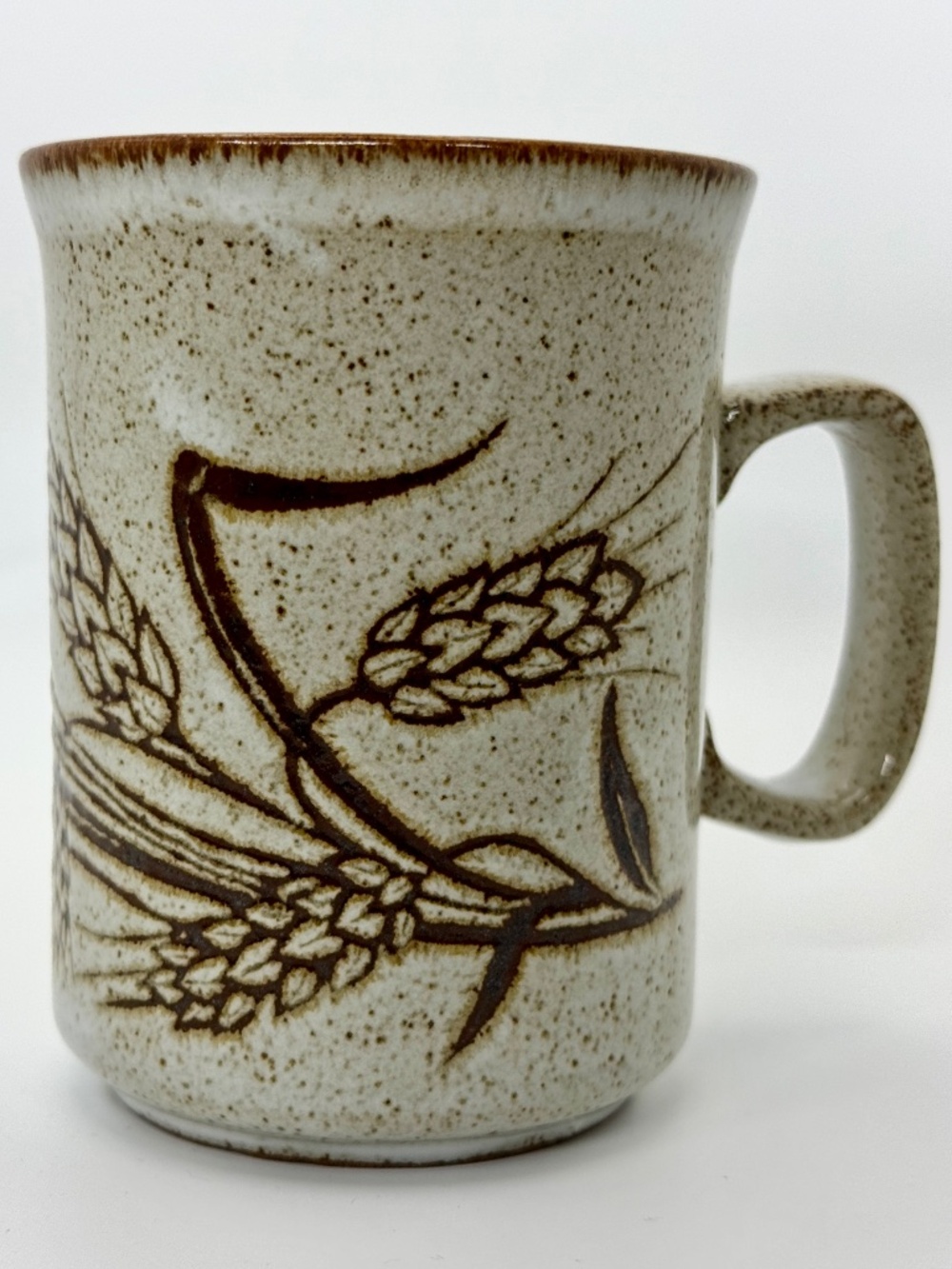 Duncan Ceramics Mug WHEAT Glazed Stoneware Speckled Beige Farmhouse Scotland